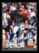 Vintage 1996 Classic Visions Auto Football Card Stepfret Williams Cowboys Le - F - £9.91 GBP