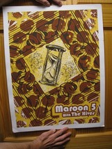 Bordeaux 5 Maroon5 Five Concert Poster with The Hives Signed and Numbere... - $3,304.04 MXN