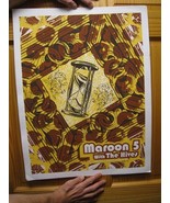 Bordeaux 5 Maroon5 Five Concert Poster with The Hives Signed and Numbere... - $3,304.04 MXN