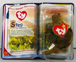 Ty Beanie McDonalds Dinosaur Trio Steg the Stegosaurus 1994 RARE TAG ERRORS - £63.90 GBP