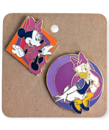 Minnie Mouse and Daisy Duck Vintage Disney Pins: Kooky Colors Best Friends - $102.44 CAD