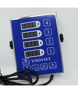 Commercial Kitchen Digital Timer with 4 Channels Heavy Duty Stainless Steel - £24.49 GBP