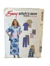 McCalls Sewing Pattern 4809 Skirt Pants Shirt Top Misses Size 10-16 - £6.54 GBP