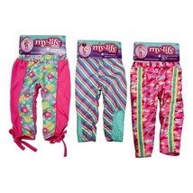 My Life Pants Doll Clothing Lot 3 For 18 inch Doll New on Card Pink Blue - $33.88
