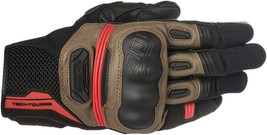 Alpinestars Mens Street Highlands Glove Md Black/ Tobacco Brown/Red - £79.60 GBP