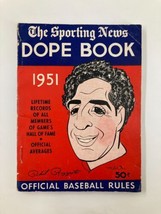 1951 The Sporting News Dope Book Official Baseball Rules - £14.91 GBP