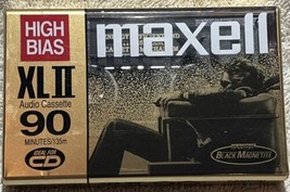 Maxell XL-II 90-minute Blank Audio Cassette Tape New Sealed - £3.94 GBP