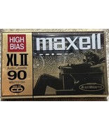 Maxell XL-II 90-minute Blank Audio Cassette Tape New Sealed - $93.69 MXN