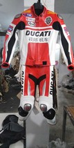 Custom Made Ducati Leather Racing Motorbike Suits With Protections All Sizes - £300.95 GBP