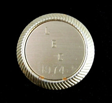 1974 LBC  Lancaster Bible College PIN Vintage BROOCH Goldtone Round Circ... - $238.92 MXN