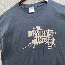 Drury University Shirt Size Large Springfield Missouri Black 1873 - £7.55 GBP