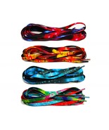 Galaxy Print Flat Shoelaces For Kobe Kyrie Air AJ Max Jordan 1 3 4 5 Air... - €7,27 EUR