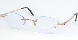 Owp Design Mod.1551 031 Gold Eyeglasses Glasses Rimless 52-18-135mm Germany - $103.93