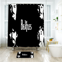 The Beatles 06 Shower Curtain Bath Mat Bathroom Waterproof Decorative - £18.37 GBP+