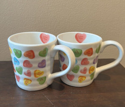 Maxcera Coffee Mugs Set Of 2 Cups New Valentines Day Hearts Love Pride - £27.50 GBP