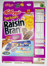 2004 Empty Kellogg&#39;s Raisin Bran Nascar 25.5OZ Cereal Box SKU U198/169 - £15.21 GBP