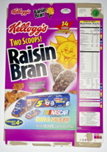 2004 Empty Kellogg&#39;s Raisin Bran Nascar 25.5OZ Cereal Box SKU U198/169 - £15.00 GBP