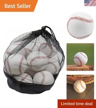 Durable Leather-Covered Baseballs 12-Pack - Perfect for Training &amp; Compe... - $868.71 MXN