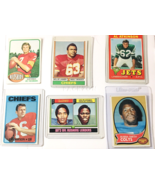 Vintage Football Card Lot of (6) 70s O.J. Simpson Joe Theisman Len Dawso... - $1,354.23 MXN