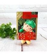 Hallmark Keepsake 1990 Elf of the Year Light Up Ornament, Vintage, Chris... - $460.71 MXN