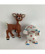 Rudolph Island Misfit Toys Collectible Figures Spotted Elephant Lot Vint... - $54.09 CAD
