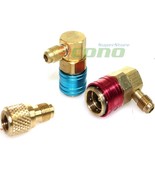 R12 to R134a AC Manifold Conversion Kit 1/2&quot; ACME &amp; H/L 90° Angle Quick ... - $21.53 CAD