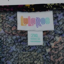 Lularoe Skirt Womens 2XL Multicolor Straight Pencil Knee Length Pull On Stretch - £20.22 GBP
