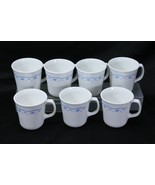 Corelle Morning Blue Cups Lot of 7 - $40.27 CAD