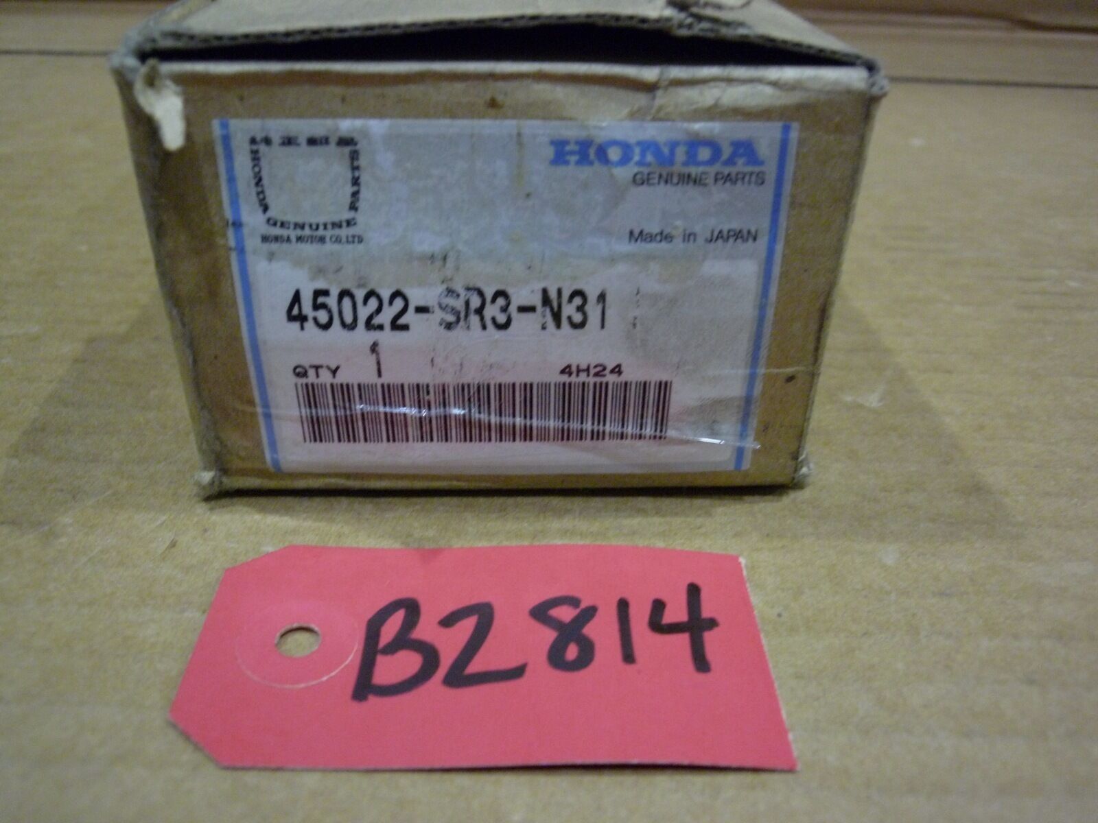 Genuine OEM Honda Brake Pads 45022-SR3-N31 (NOS/NIB) - $85.00