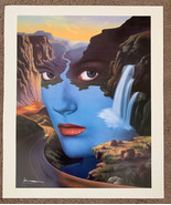 Hand Signed &amp; Dated Litho &quot;Mother Nature&quot; by Jim Warren 19x23 Edition of... - £31.14 GBP