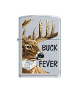 Zippo Lighter - Buck Fever Satin Chrome - 850978 - £22.32 GBP