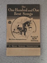 The One Hundred And One Best Songs-1931-Revised 40th Edition Music Paper... - $25.07