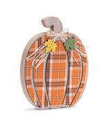 Harvest Plaid Pumpkin Decor (Set of 2) - $70.62 CAD