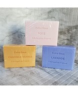Scented French Soap, set of 3 bars, Un Coin de Provence, Lavender, Orang... - £11.18 GBP