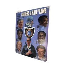 Vintage Original 1995 Oakland Raiders Wells Fargo Hall of Fame Poster - £12.36 GBP