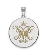 SS William And Mary XL Enamel Disc Pendant - $140.87 CAD