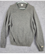 Columbia Sportsware Pullover Sweater Green Speckled Cottom L Large - £15.35 GBP