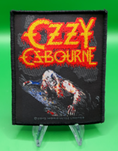 Ozzy Osbourne Bark At The Moon Sew On Woven Patch 3 3/8&quot; X 4&quot; - £5.60 GBP