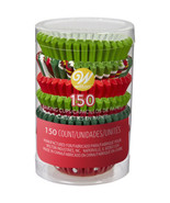Wilton Christmas 150 Ct Holiday Mini Baking Cups Cupcake Liners - £5.19 GBP