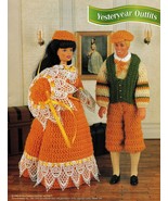 4X Barbie 11-1/2&quot; Doll Prairie Yesteryear Clown Jungle Costume Crochet P... - £10.22 GBP