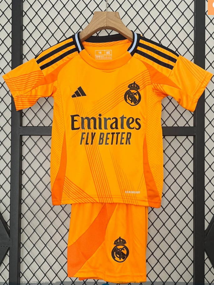 Real Madrid Away Full Kids Kit 2024/25