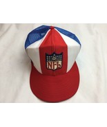 Vtg NFL Snapback HAT CAP Lucky Stripes AJD Old Logo Large Band Poor Cond... - $14.84