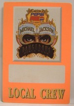 MICHAEL JACKSON - VINTAGE ORIGINAL CLOTH CONCERT TOUR BACKSTAGE PASS - $10.00