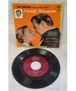 PAT BOONE SINGS FRIENDLY PERSUASION 45 RECORD DEP-1054 VINTAGE SONGS MUSIC - $21.86 CAD