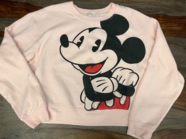 Girls Mickey Mouse Disney Sweatshirt Crewneck Size XXL Walt Disney Disneyland - $11.29