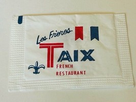 CH sugar packet 1960 ephemera advertising C and H Les Freres Taix Restau... - $12.82