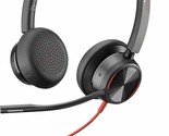 Plantronics Poly - Blackwire 8225 Wired Headset with Boom Mic Dual-Ear (... - £128.18 GBP