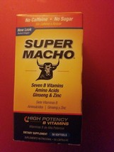 High Potency Super Macho Energy Tablets 50 Softgels - £14.47 GBP