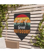 Retro Outdoor Adventure Pennant Banner | Vintage Sunset Camping Decor | ... - £38.08 GBP+
