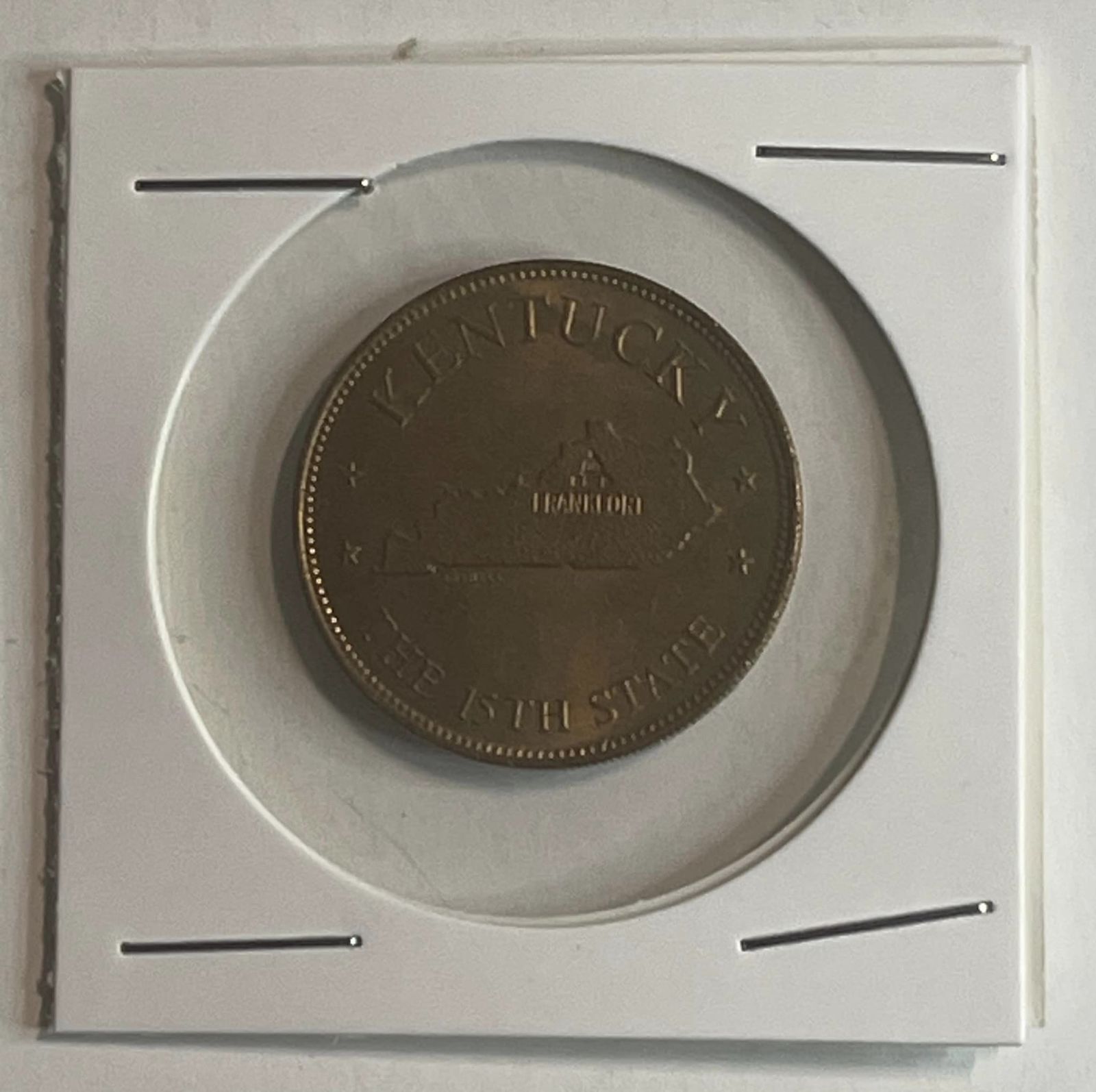Primary image for (1969) SHELL'S STATE OF THE UNION GAME TOKEN - KENTUCKY (THE 15TH STATE)